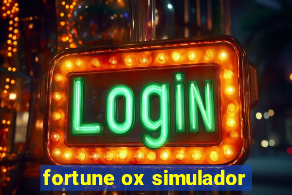 fortune ox simulador